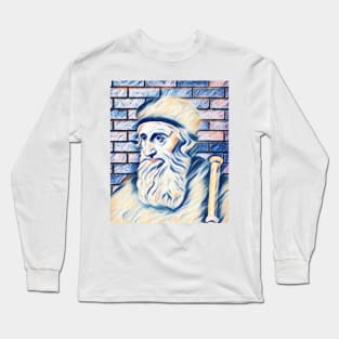 John Wycliffe Portrait | John Wycliffe Artwork 11 Long Sleeve T-Shirt